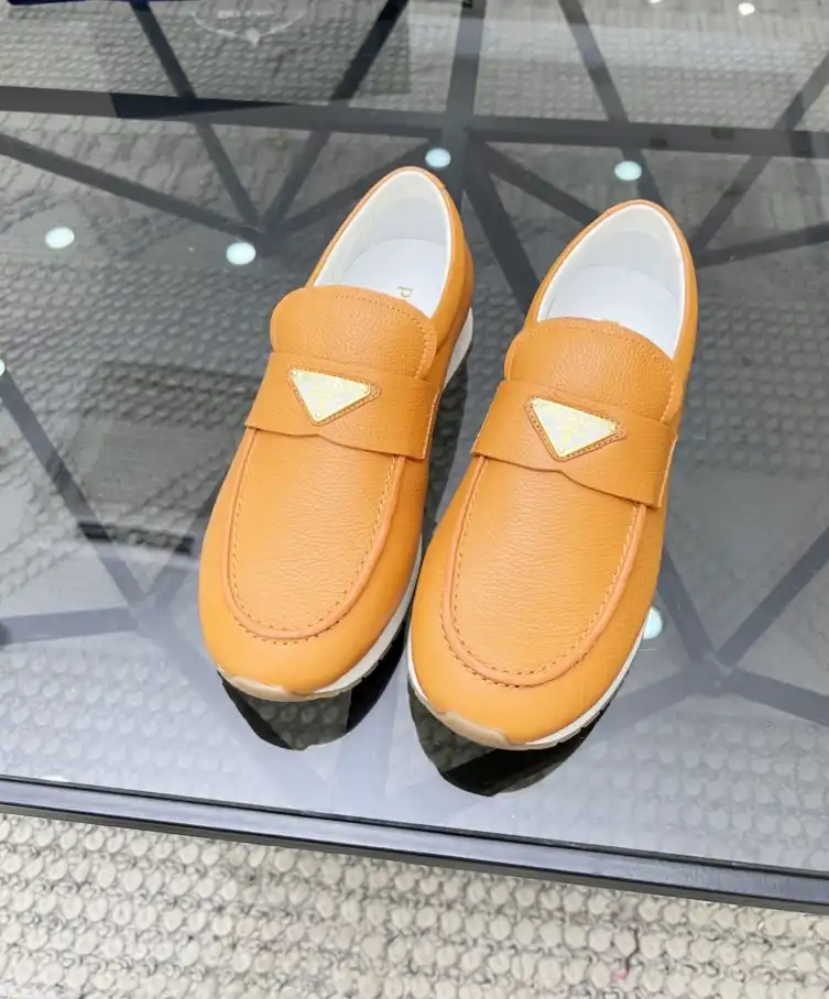 hype Prada Leather Shoes