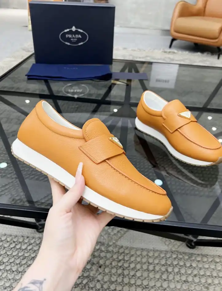 hype Prada Leather Shoes