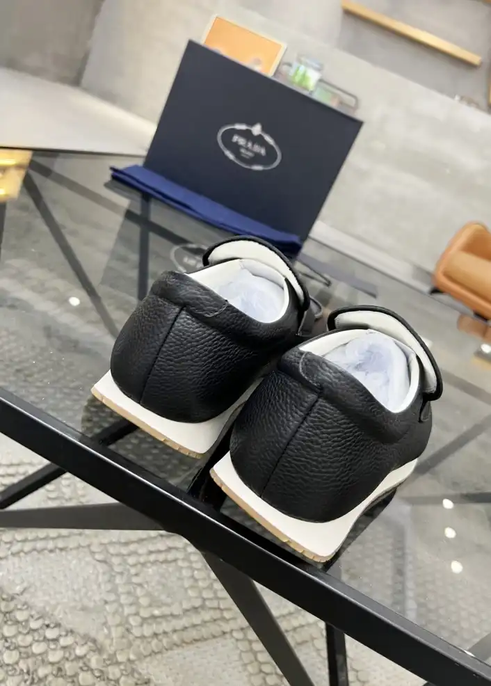 hype Prada Leather Shoes