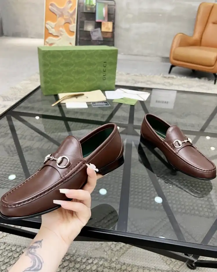 hype Gucci Leather Shoes