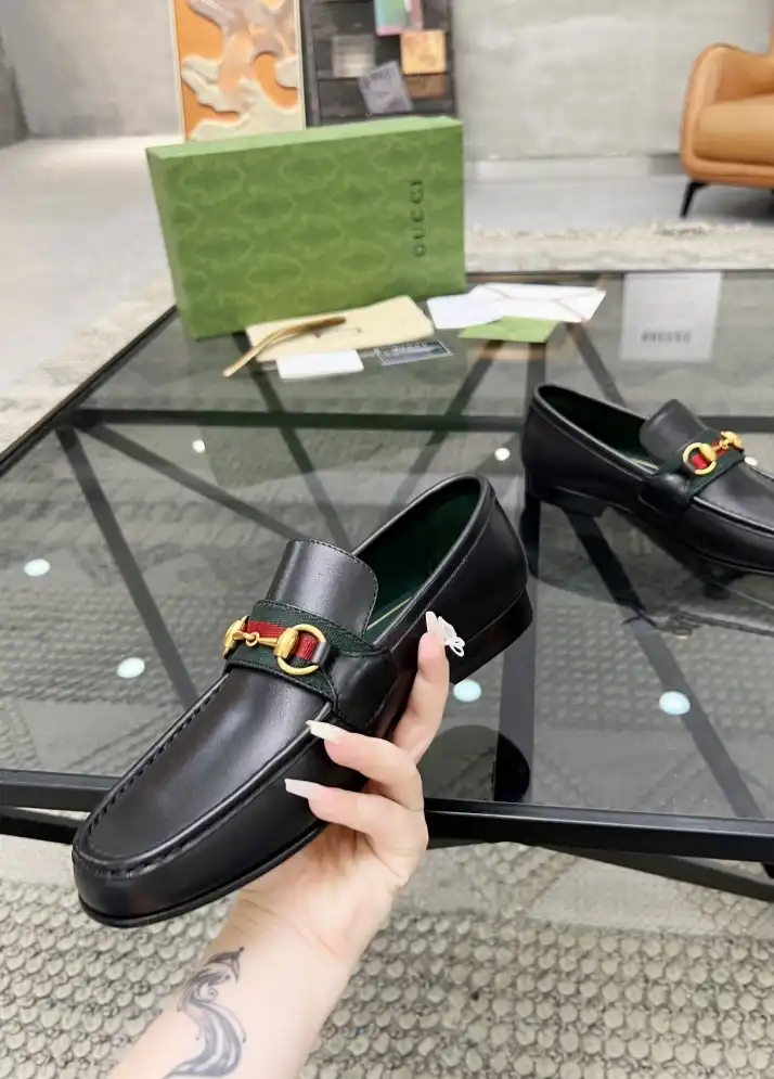 hype Gucci Leather Shoes