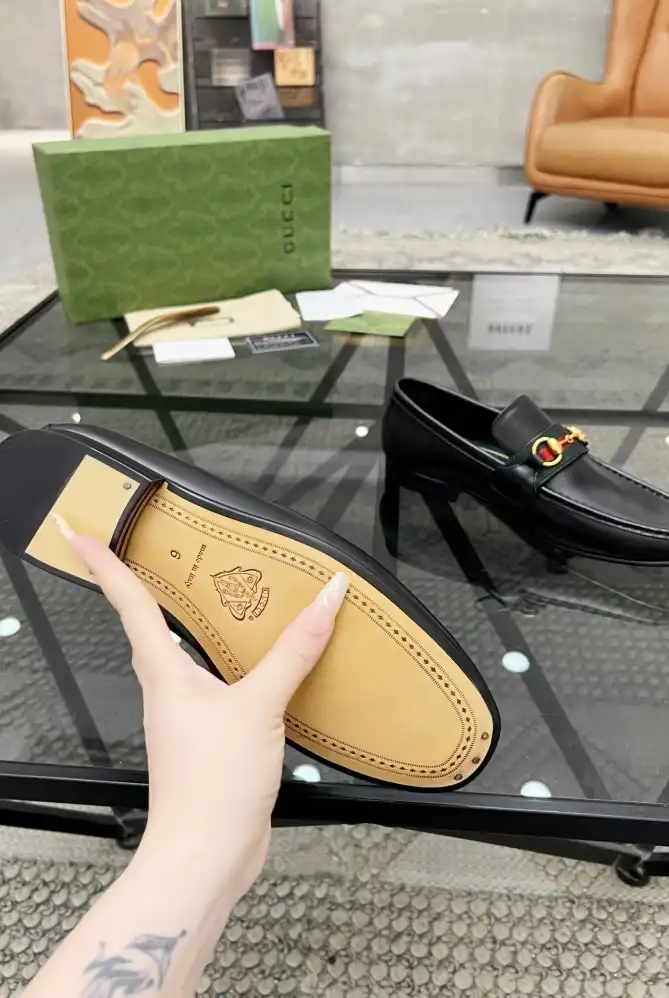 hype Gucci Leather Shoes