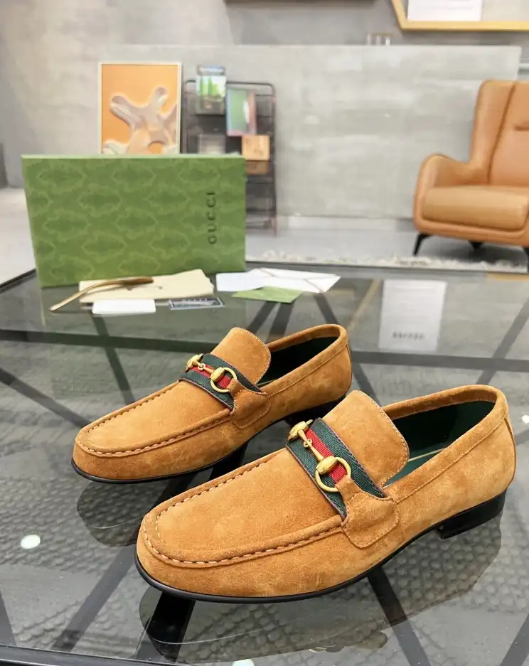 hype Gucci Leather Shoes