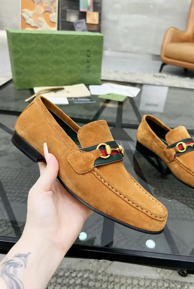 hype Gucci Leather Shoes