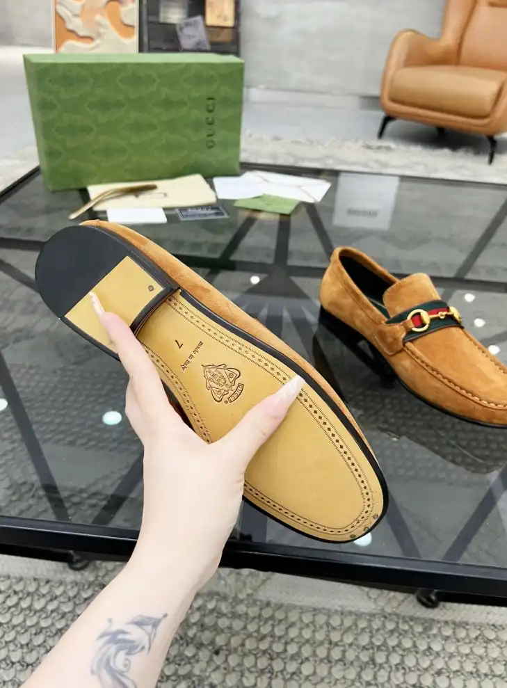 hype Gucci Leather Shoes