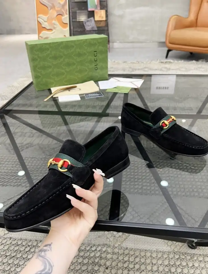 hype Gucci Leather Shoes