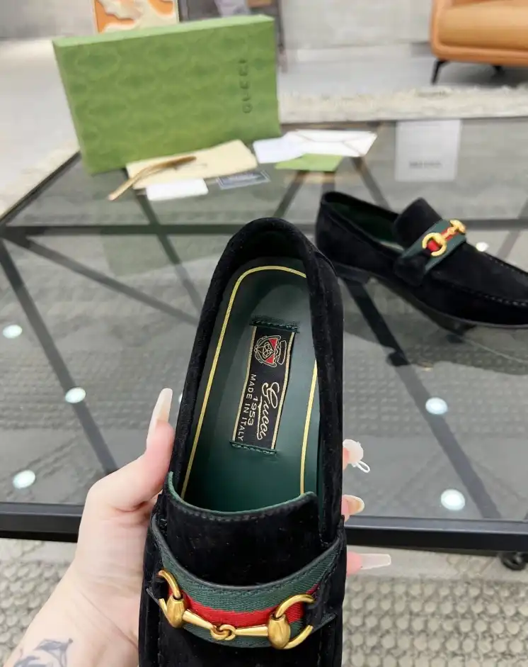 hype Gucci Leather Shoes