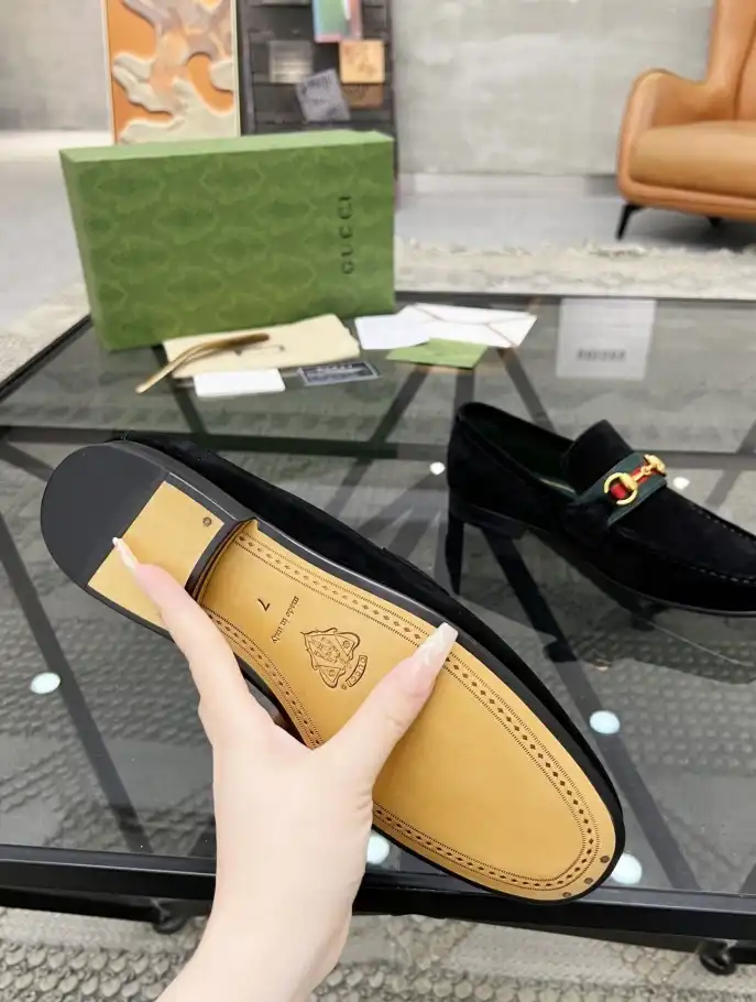 hype Gucci Leather Shoes