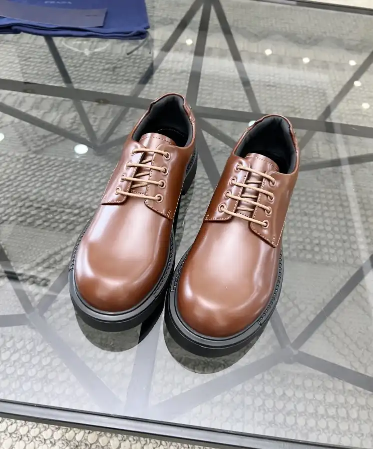 hype Prada Leather Shoes