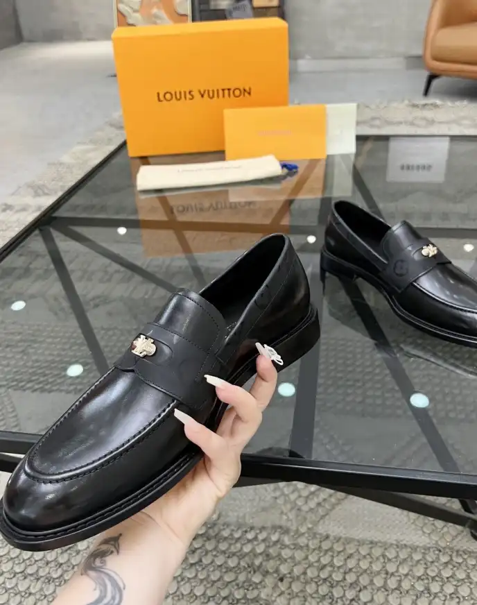 hype LV Leather Shoes