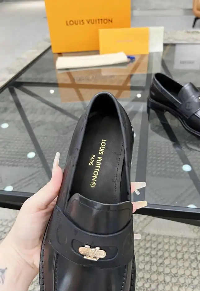 hype LV Leather Shoes