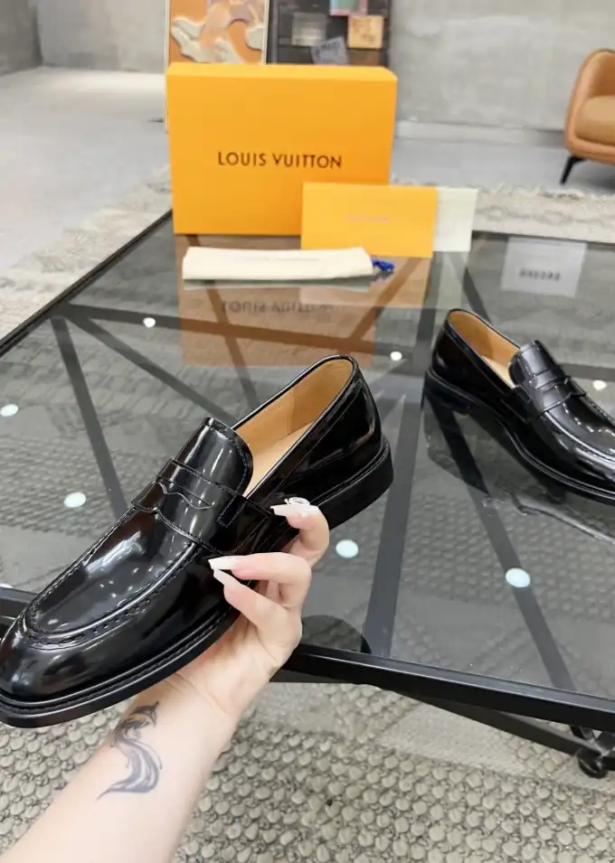 hype LV Leather Shoes