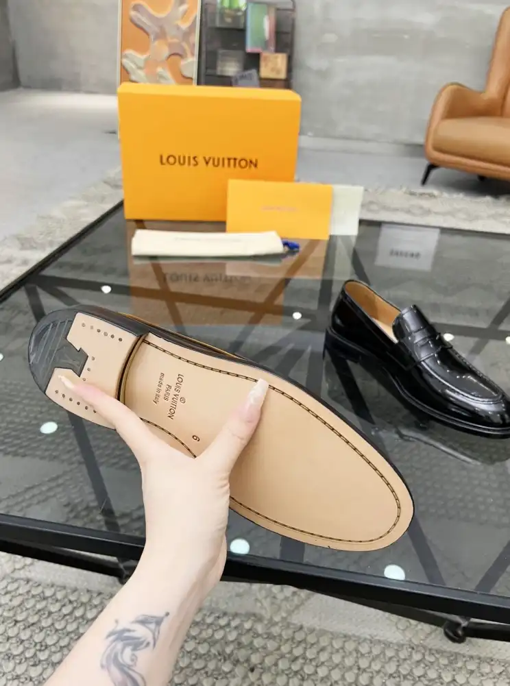 hype LV Leather Shoes