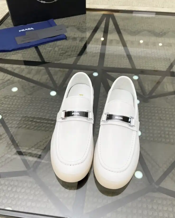 hype Prada Leather Shoes