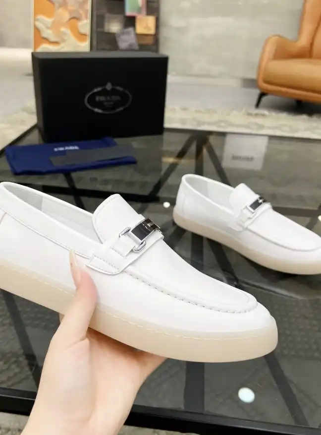 hype Prada Leather Shoes