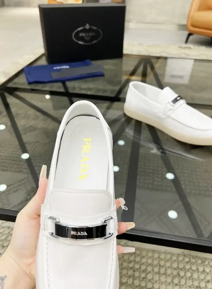 hype Prada Leather Shoes