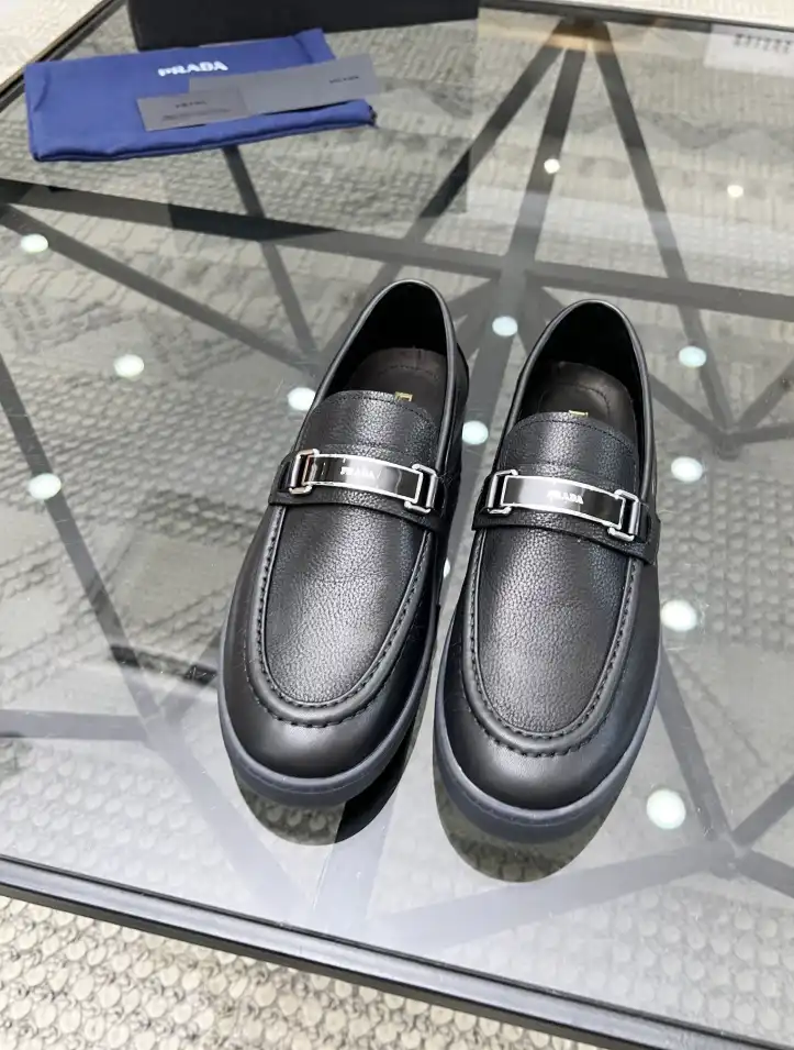 hype Prada Leather Shoes