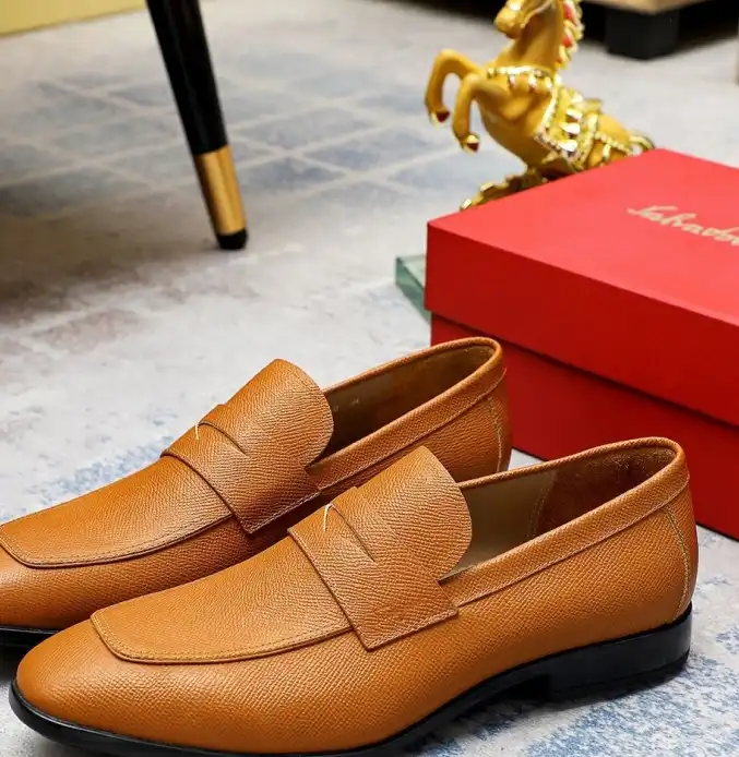 hype Ferragamo Leather Shoes