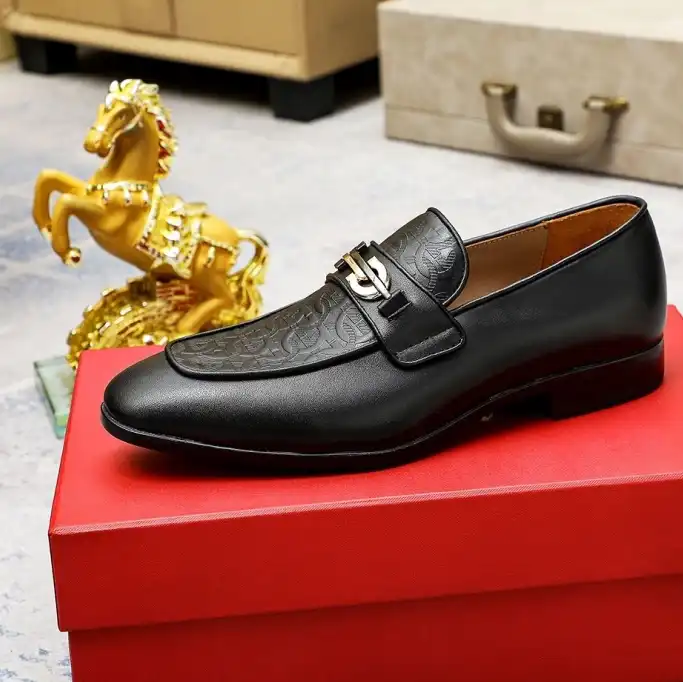 hype Ferragamo Leather Shoes