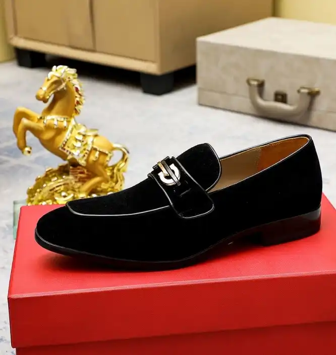 hype Ferragamo Leather Shoes