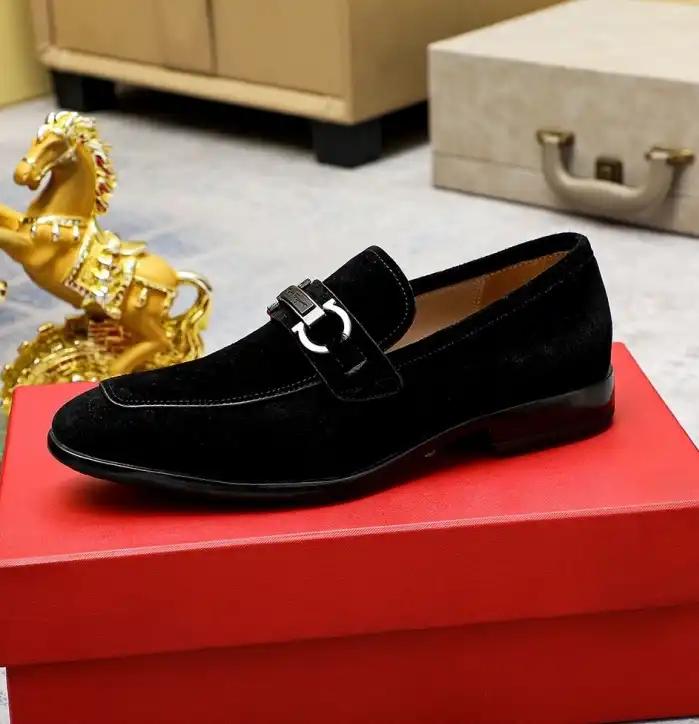 hype Ferragamo Leather Shoes