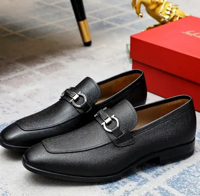 hype Ferragamo Leather Shoes