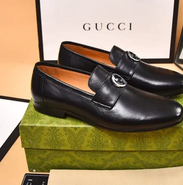 hype Gucci Leather Shoes