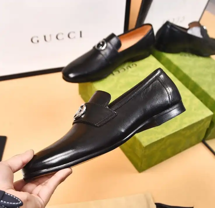 hype Gucci Leather Shoes