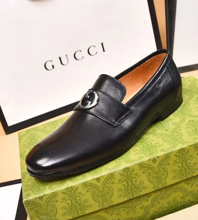 hype Gucci Leather Shoes