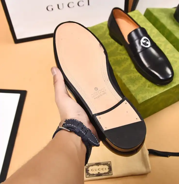 hype Gucci Leather Shoes