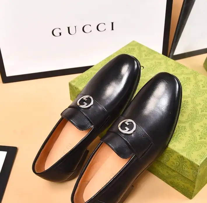 hype Gucci Leather Shoes