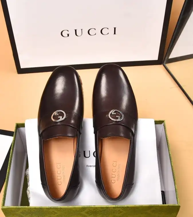 hype Gucci Leather Shoes