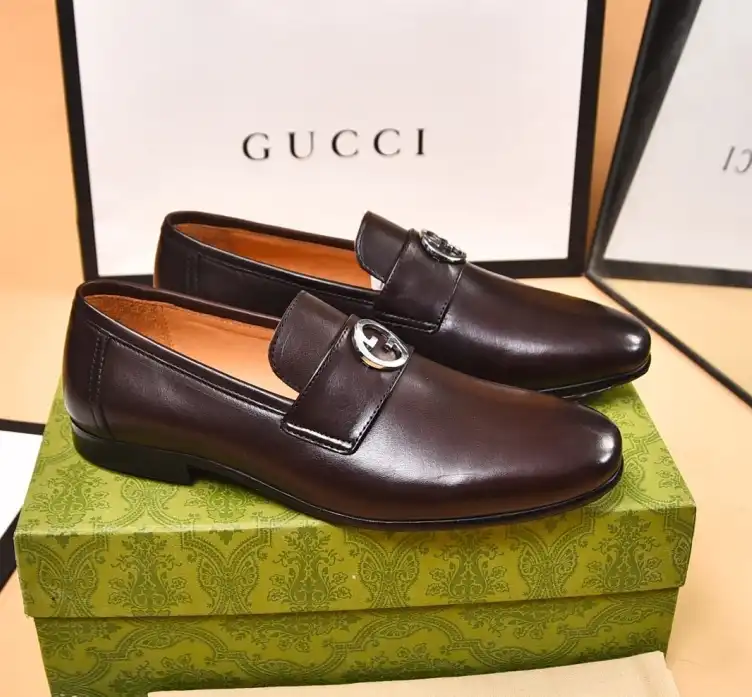 hype Gucci Leather Shoes