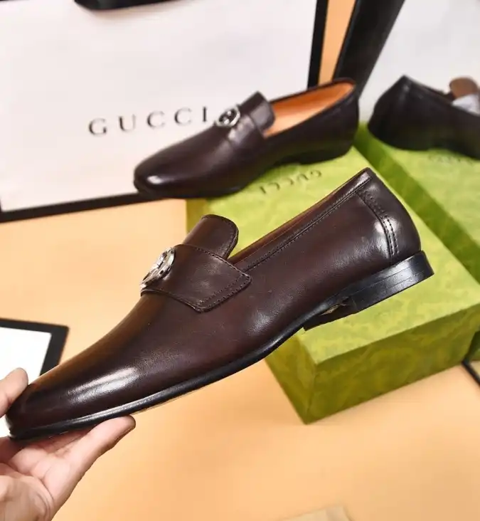 hype Gucci Leather Shoes