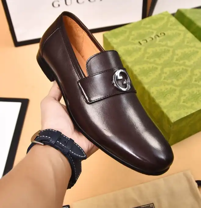 hype Gucci Leather Shoes