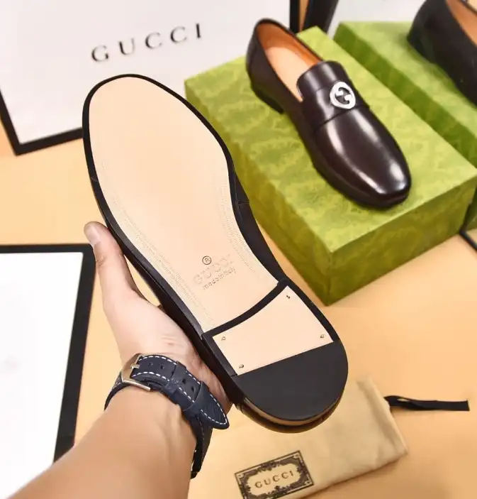 hype Gucci Leather Shoes