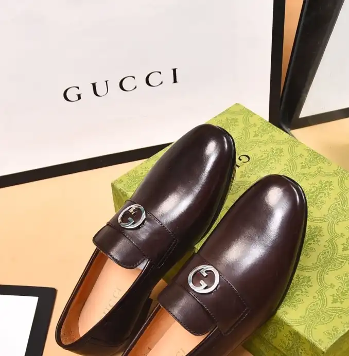 hype Gucci Leather Shoes