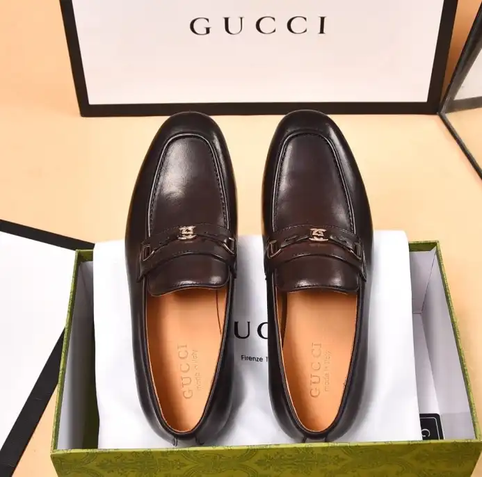 hype Gucci Leather Shoes