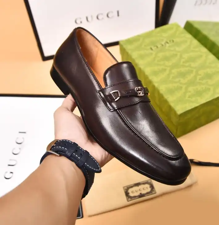 hype Gucci Leather Shoes