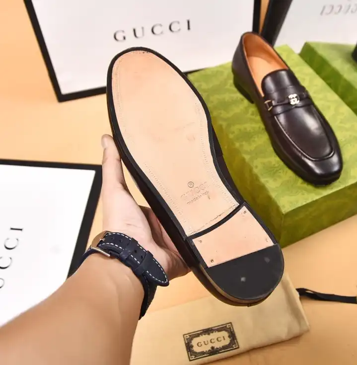 hype Gucci Leather Shoes