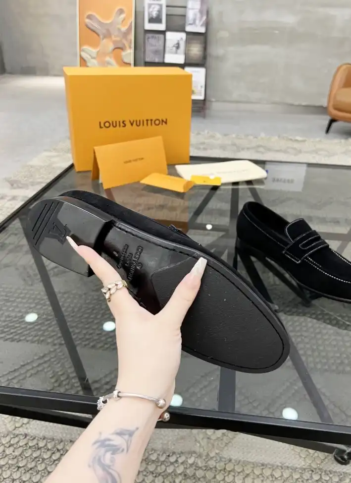 hype LV Leather Shoes