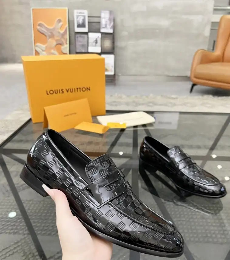 hype LV Leather Shoes