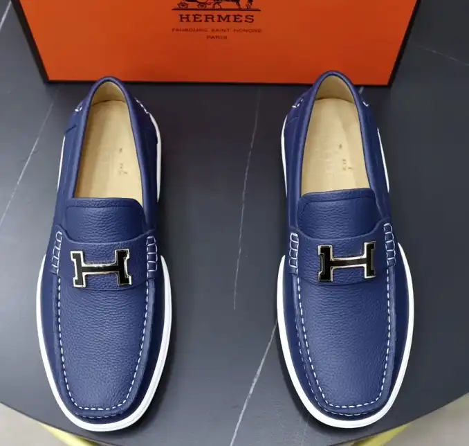 hype Hermes Leather Shoes