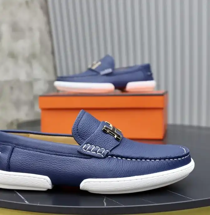 hype Hermes Leather Shoes