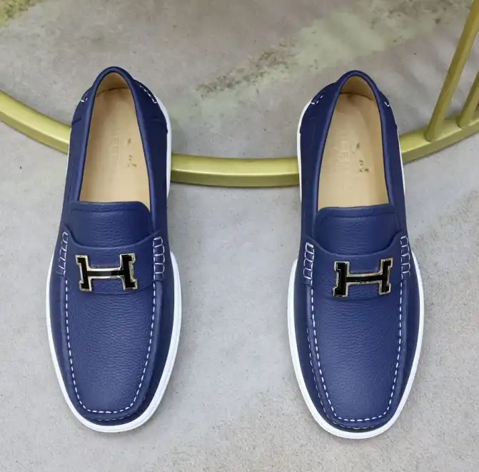 hype Hermes Leather Shoes