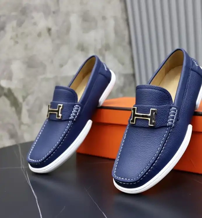 hype Hermes Leather Shoes