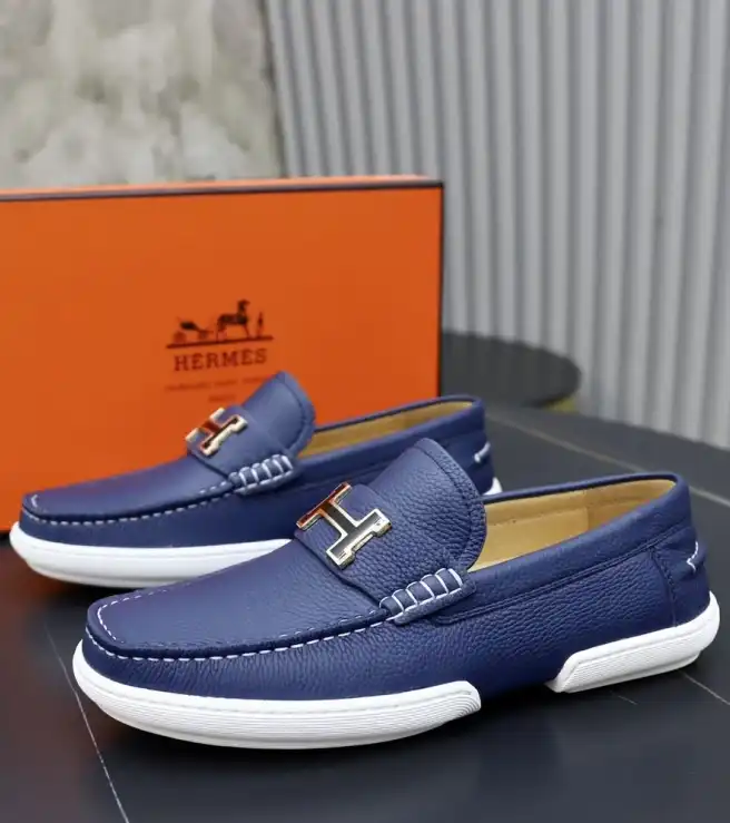 hype Hermes Leather Shoes