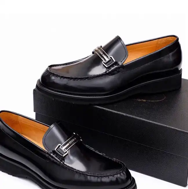 hype Prada Leather Shoes