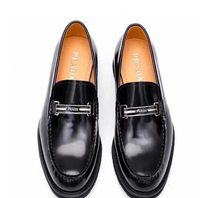 hype Prada Leather Shoes