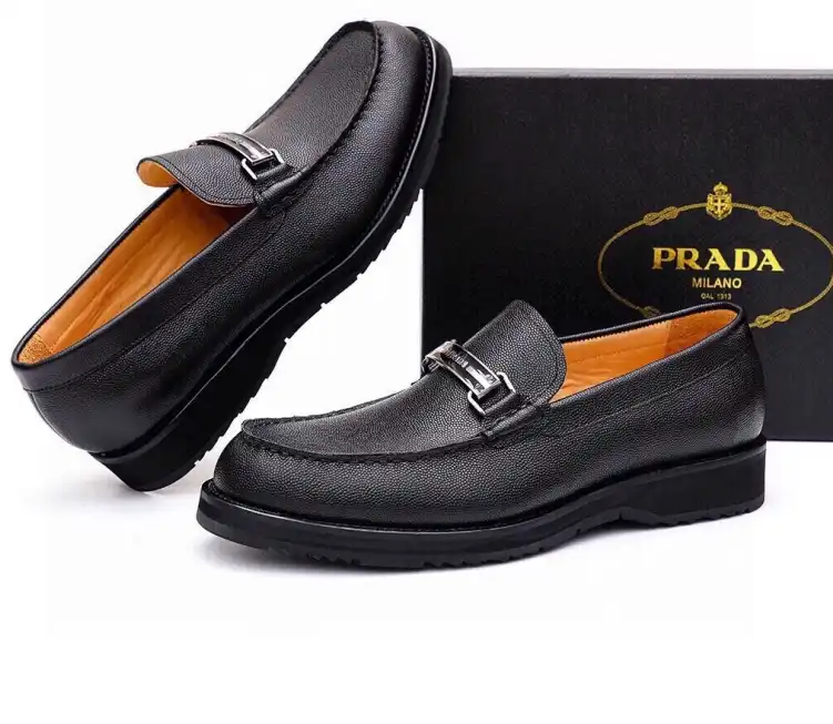 hype Prada Leather Shoes